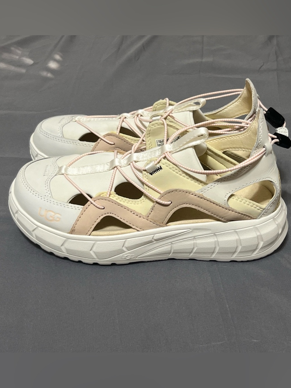 UGG Women's Westsider Sandal White Multi 8.5 Cream White Comfort